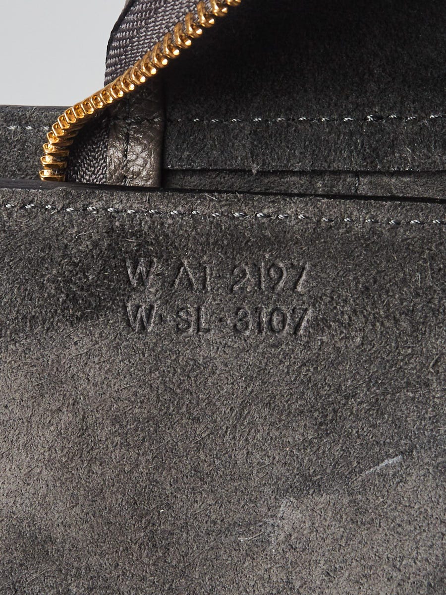 Celine Grey Grained Calfskin Leather Micro Belt Bag - Yoogi's Closet