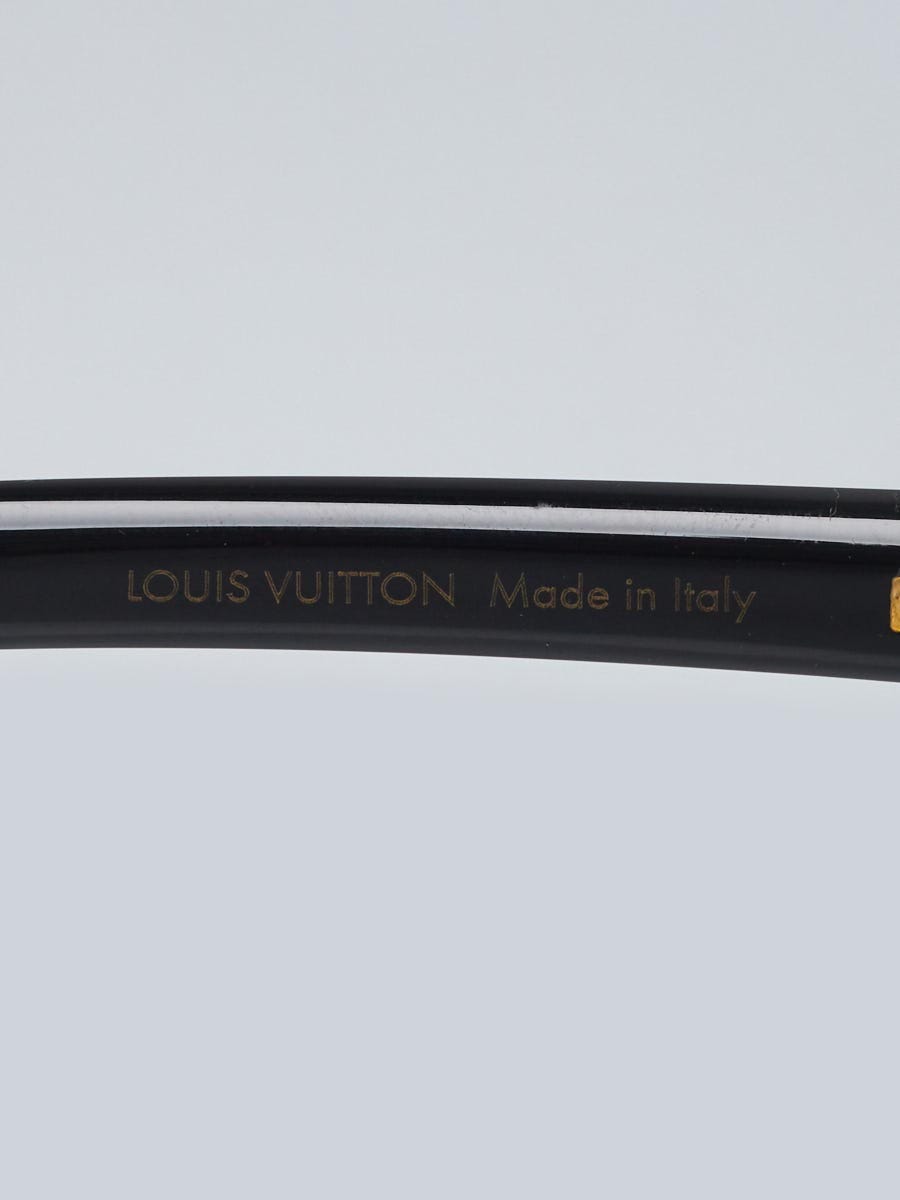 Louis Vuitton Black Resin Frame Flore Carre Eye Sunglasses