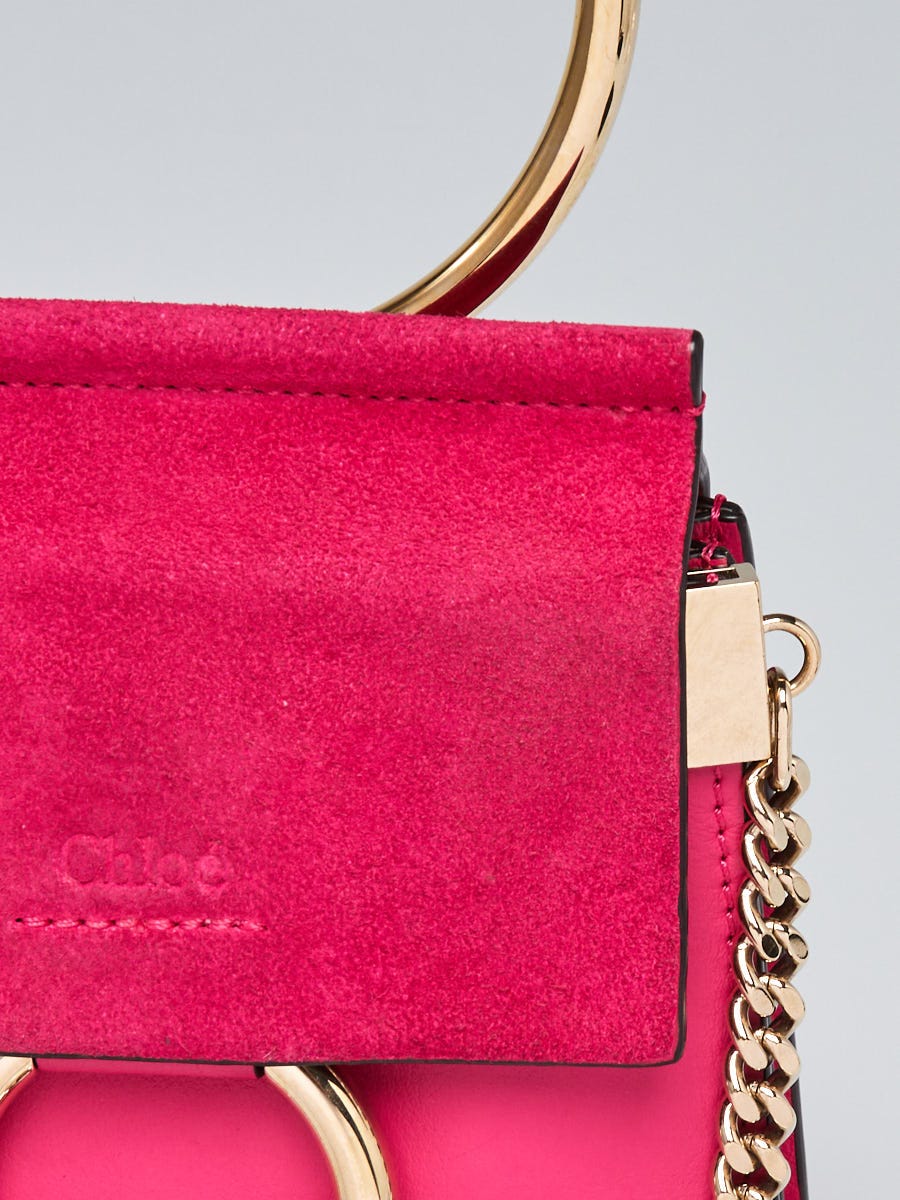 Chloé Pink CHLOE Faye bracelet bag Peach Leather ref.153614 - Joli Closet