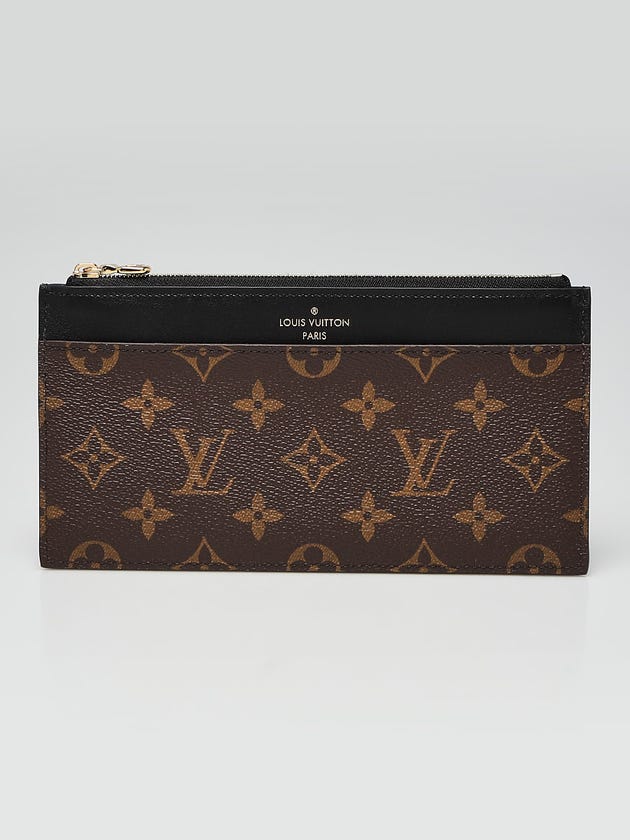 Louis vuitton slim purse black monogram Clearance