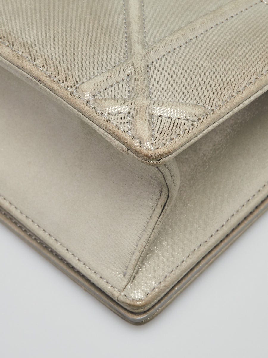 Christian Dior Lambskin Medium Diorama Flap Bag Silver – STYLISHTOP