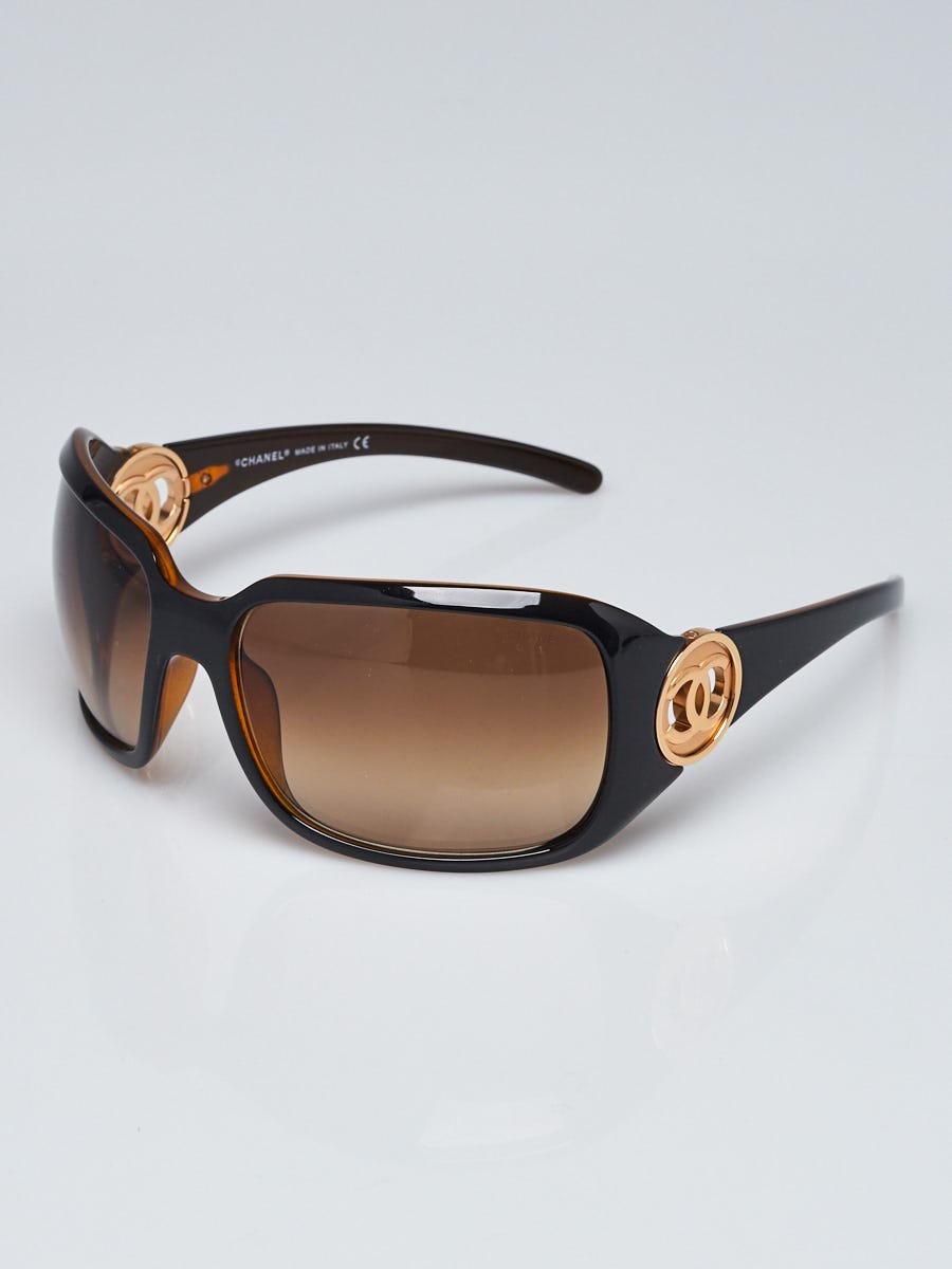 Chanel Brown Frame Gradient Tint CC Logo Sunglasses- 6023 