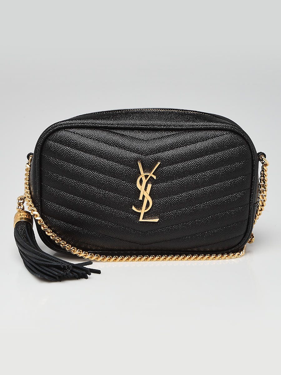 Yves Saint Laurent Mini Lou Quilted Leather Camera Bag