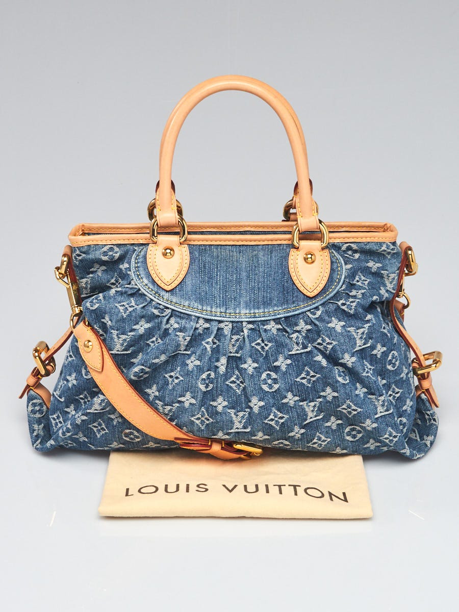 Louis Vuitton Blue Denim Monogram Denim Neo Cabby MM Bag - Yoogi's