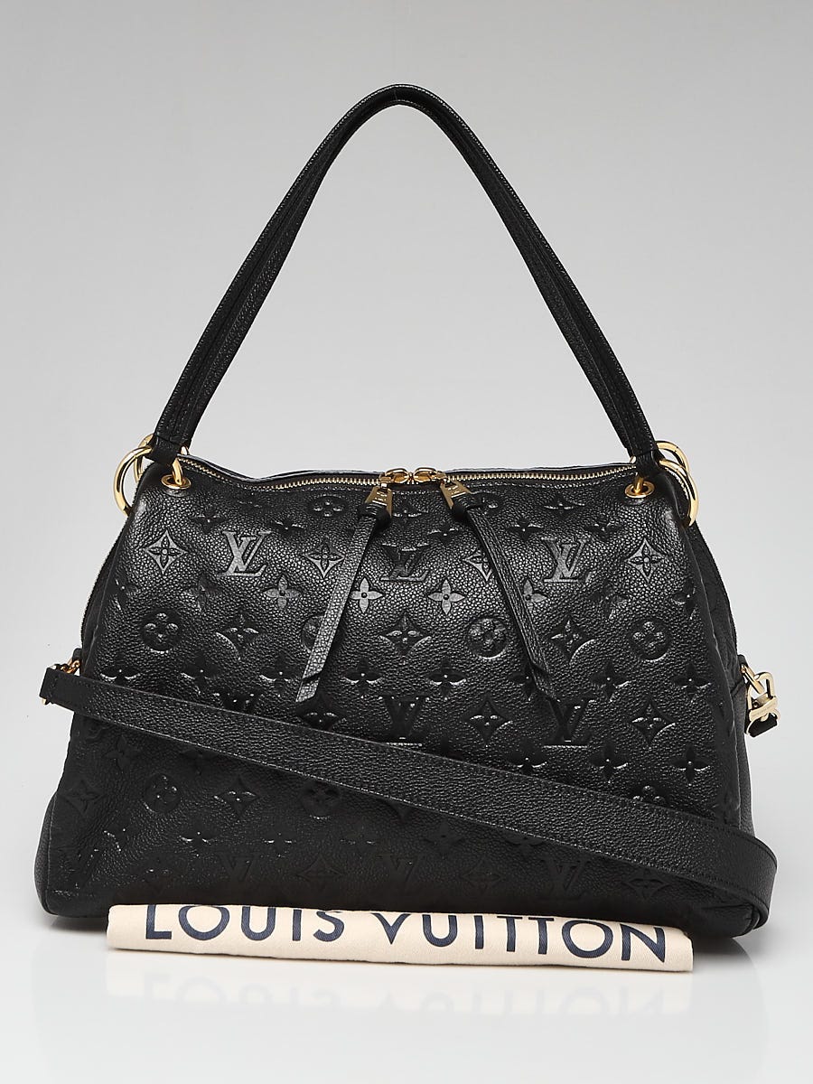 Louis Vuitton Black Monogram Empreinte Leather Ponthieu MM Bag - Yoogi's  Closet