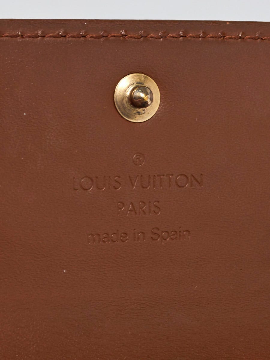 Louis Vuitton Multicles Vernis Leather 4 Key Holder Greenish Gray