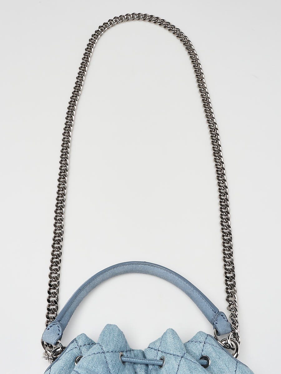 ショルダーバッグ・ポシェット Stella McCartney 'Uppeal' bucket bag Stella McCartney Blue Denim Quilted Bucket Bag | Yoogi's Closet