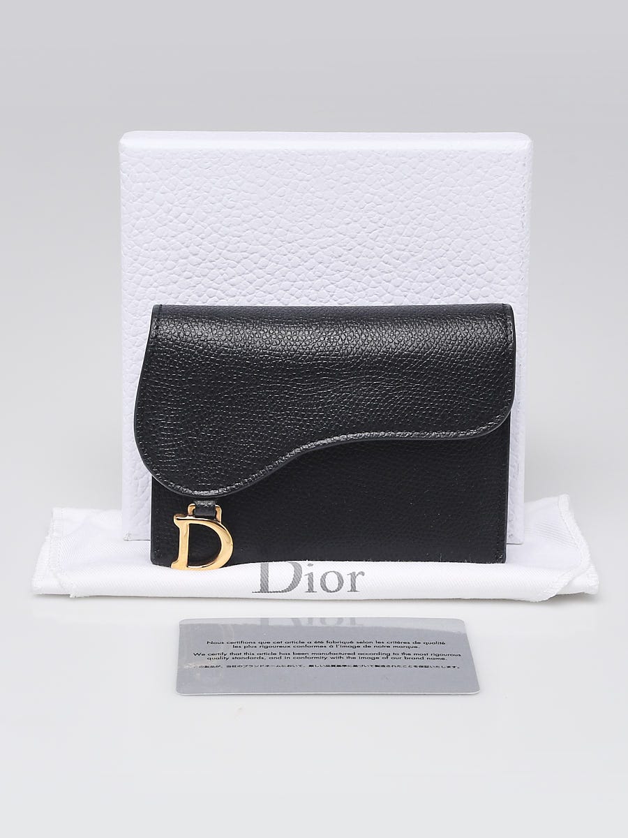 Compact Wallet Grey  Mens Dior Wallets Card Holders
