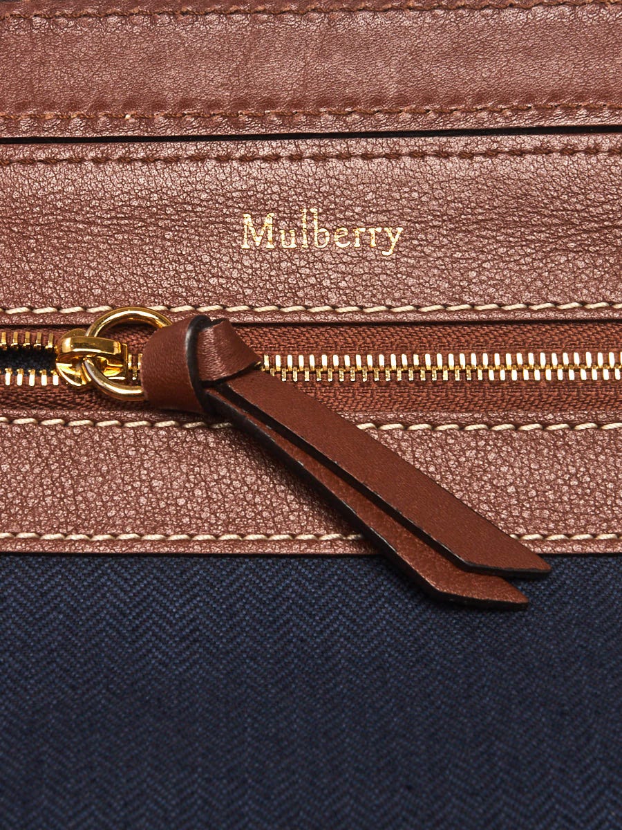 Mulberry Brown Leather Crossbody Bag