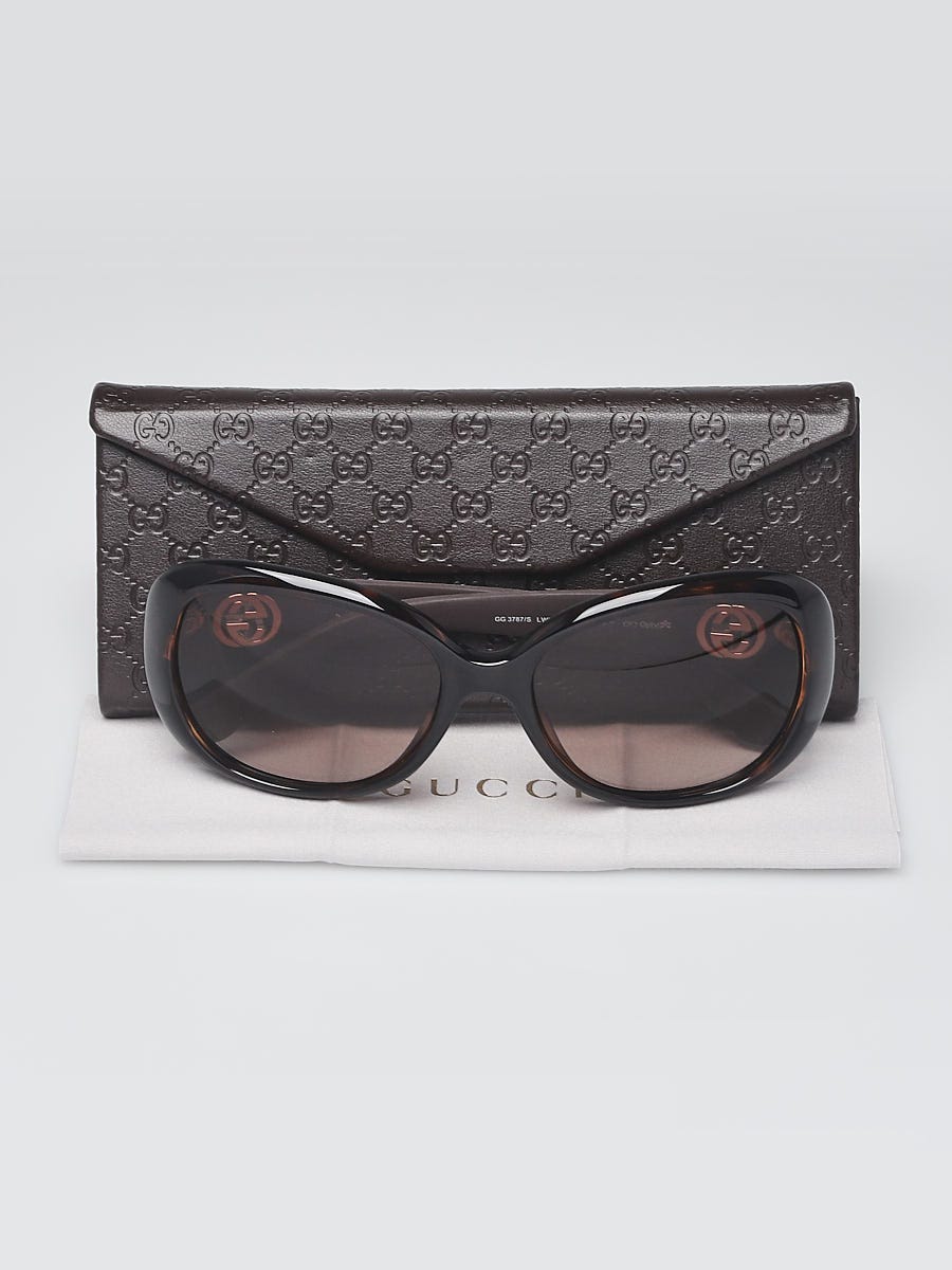 GUCCI サングラス 新品 GG3787 ブラウン Gucci Tortoise Shell Acetate Frame Tint Sunglasses-3787/S