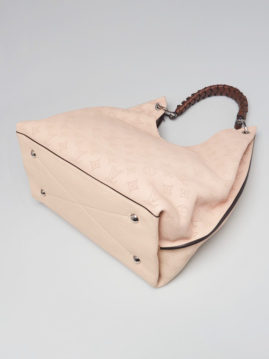 Louis Vuitton Cream Monogram Mahina Leather Carmel Bag - Yoogi's