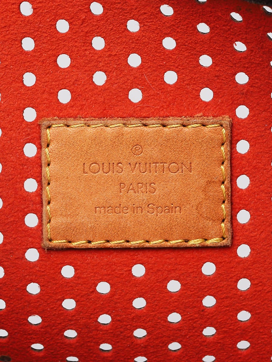Louis Vuitton Orange Monogram Perforated Pochette Accessoires QJB0C5FJOB003
