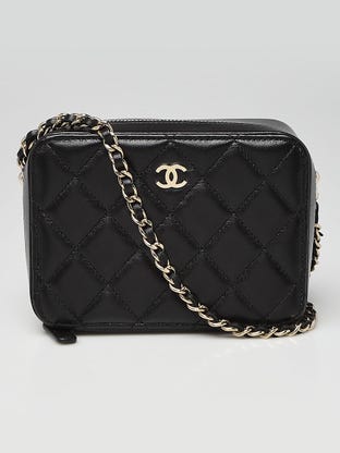 Chanel Le Boy Wallet on Chain Woc Double Zip Clutch Crossbody Bag