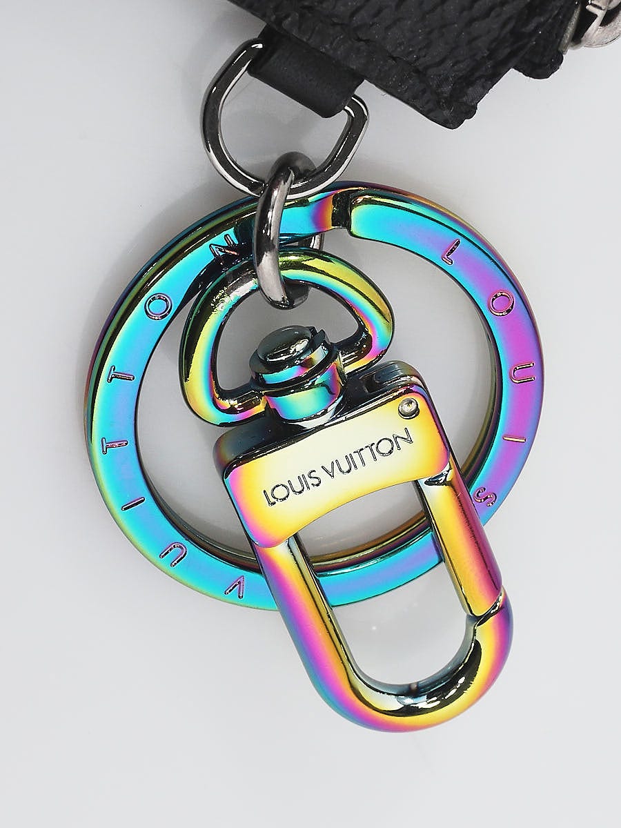 Louis Vuitton Monogram Eclipse Canvas Round Rainbow Key Holder and
