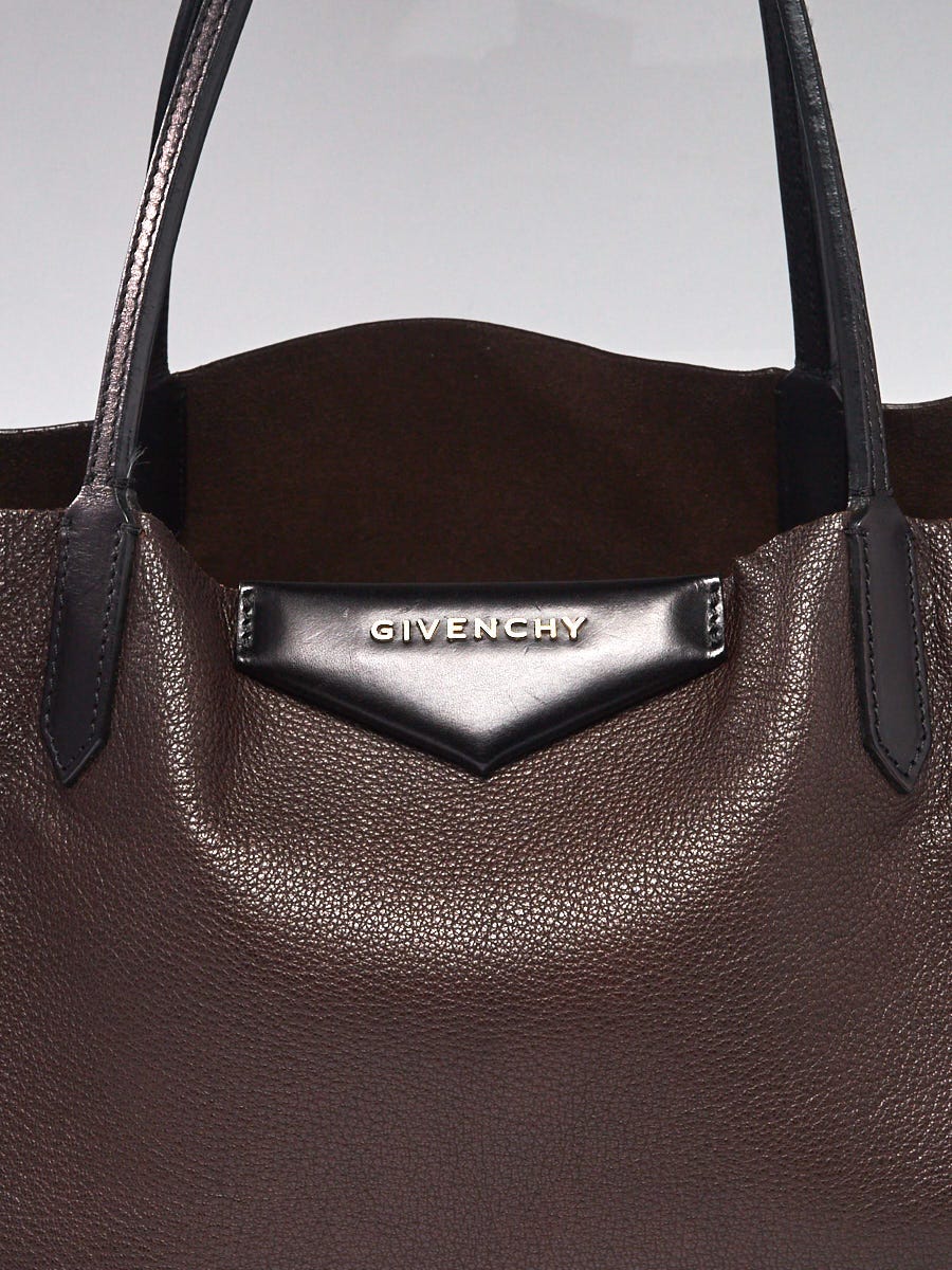 Givenchy Black Leather Antigona Whipstitch Handle Tote Givenchy