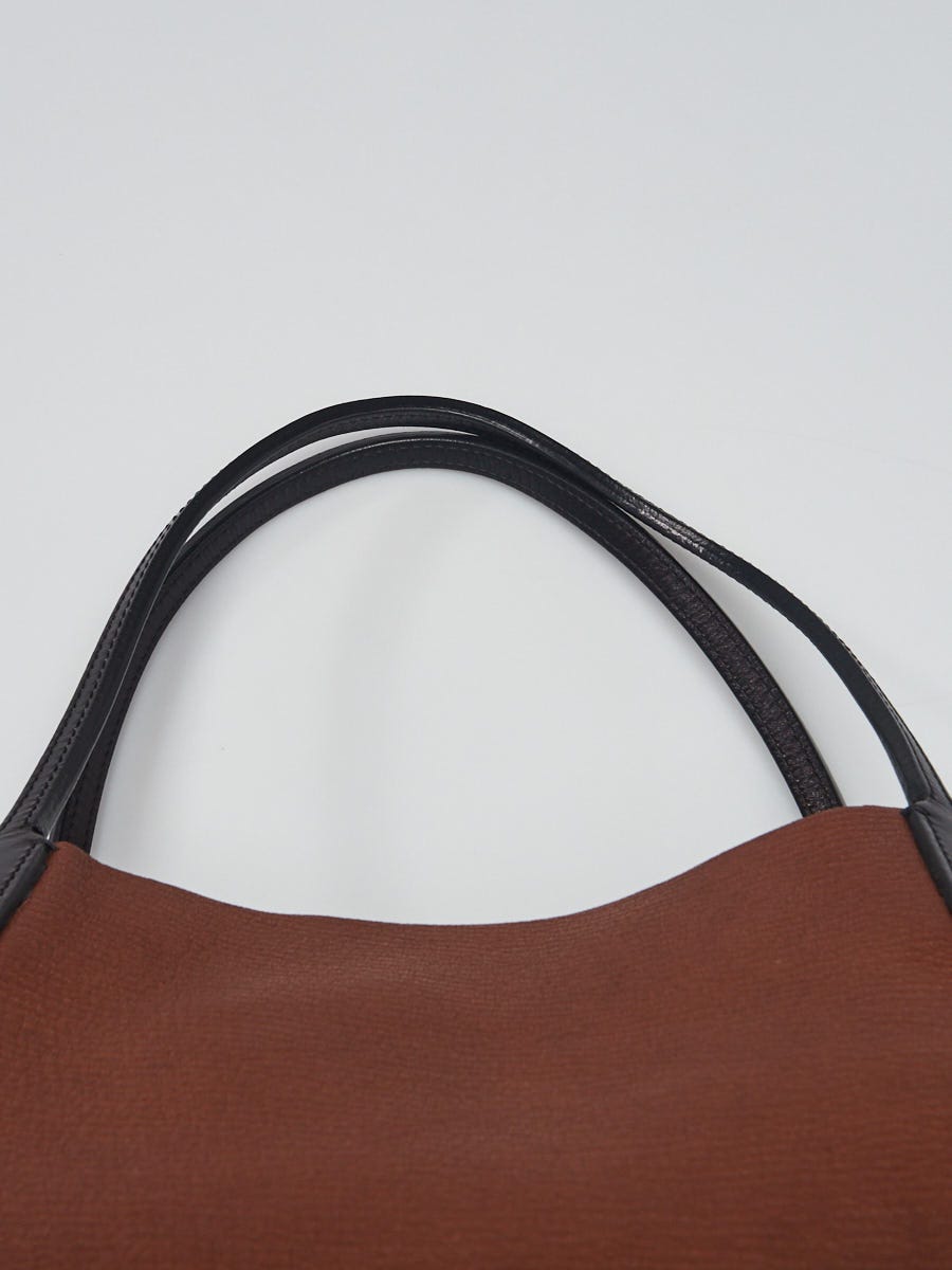 Shop GIVENCHY Nano antigona bag in grained leather (BBU017B00B-058