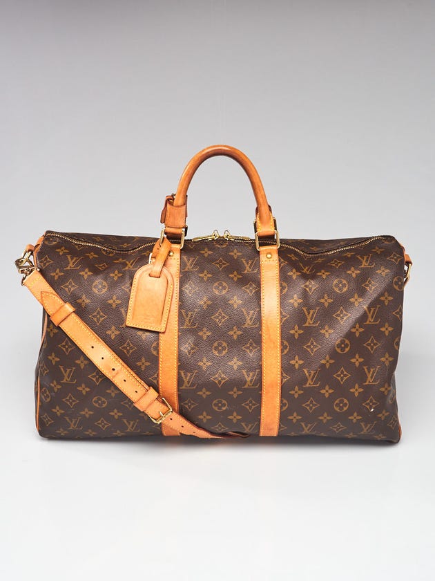 Louis Vuitton Monogram Canvas Keepall Bandouliere 50 Bag