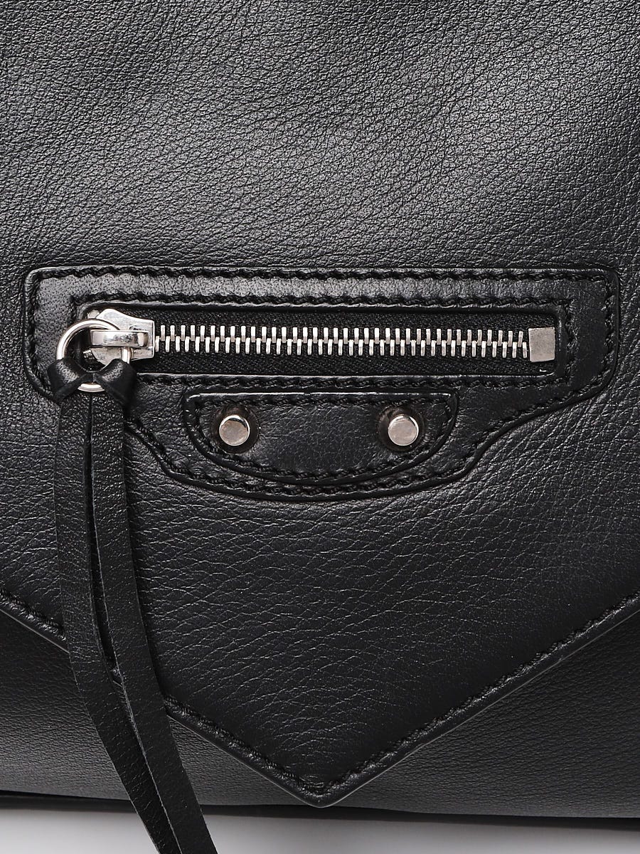 Balenciaga Papier Continental Zip Around Black in Calfskin Leather with  Silver-tone - US