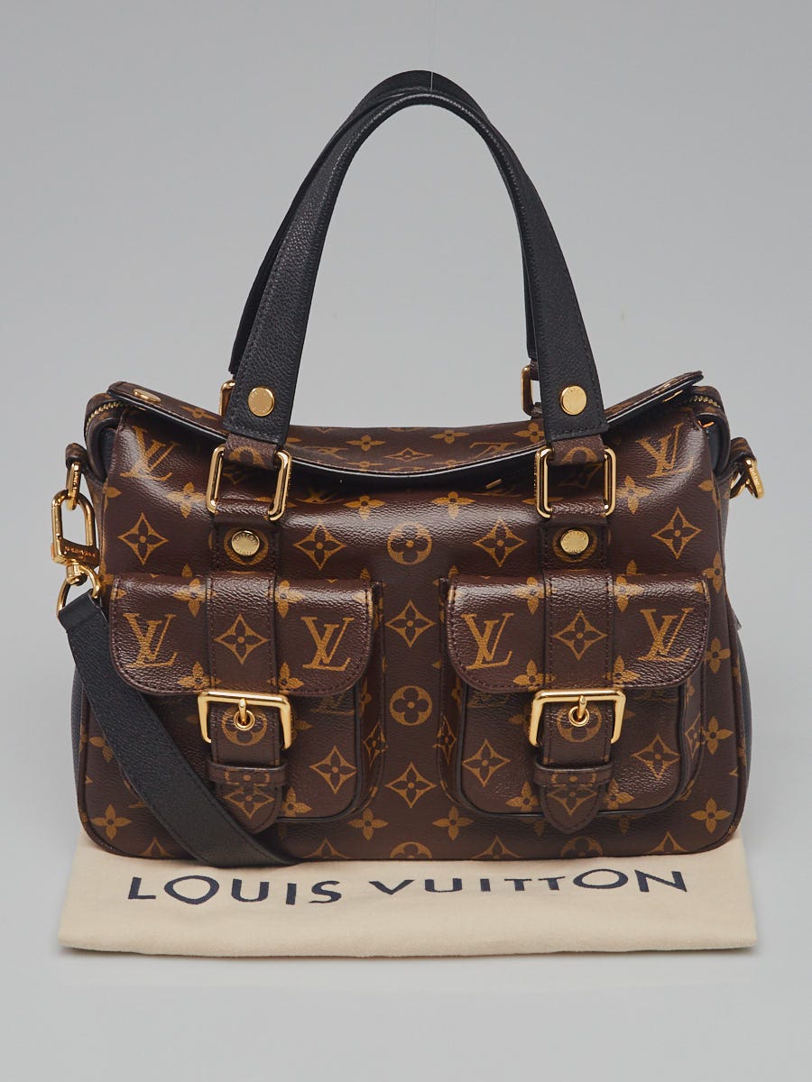 Louis Vuitton Black Monogram Canvas Manhattan NM Bag - Yoogi's Closet