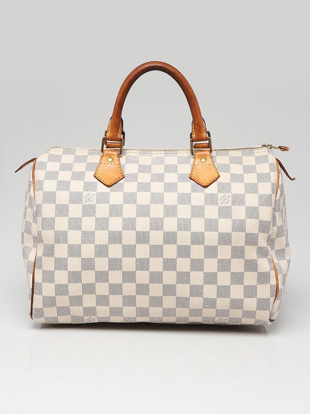 Louis Vuitton Damier Azur Canvas Speedy 30 Bag