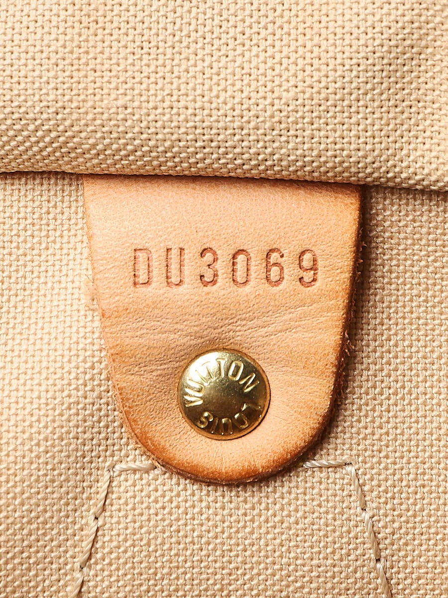 Sac Louis Vuitton speedy 30 IN DAMIER AZUR N CANVAS41370 BEIGE HAND BAG  Cloth ref.566206 - Joli Closet