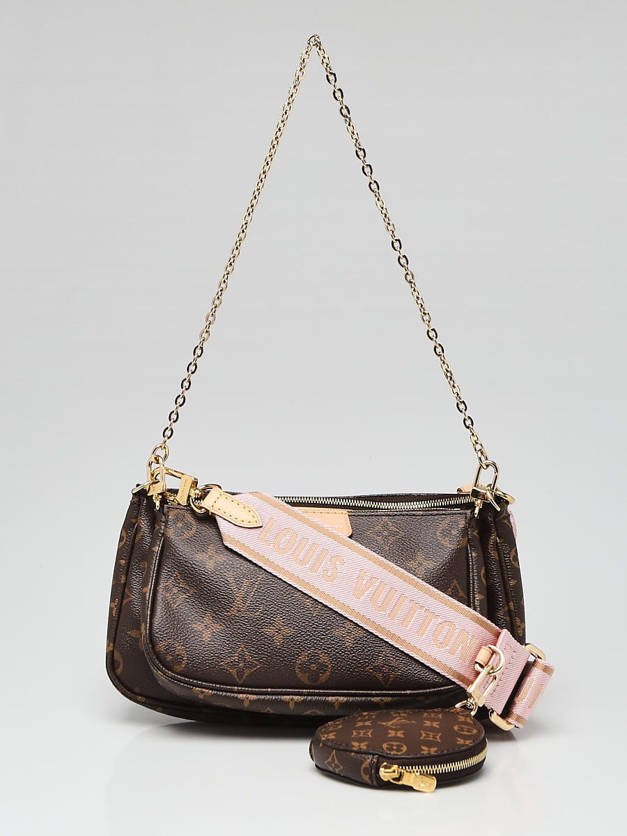 Louis Vuitton, Bags, Louis Vuitton Rose Claire Monogram Canvas Multi  Pochette Accessories Bag