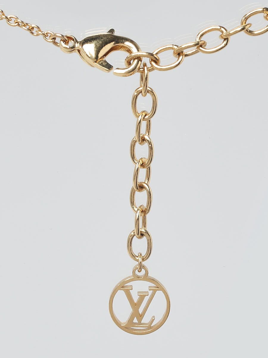 Louis Vuitton Goldtone Metal Louis In The Sky Zodiac Necklace - Yoogi's  Closet