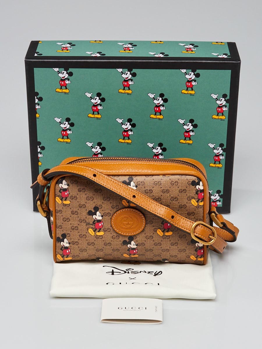 Cloth crossbody bag Disney x Gucci Brown in Cloth - 34342695