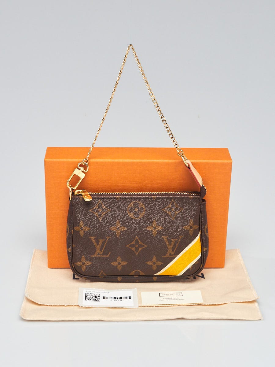 Louis Vuitton 2008 Pre-owned Mini Pochette Accessoires Clutch Bag - Brown