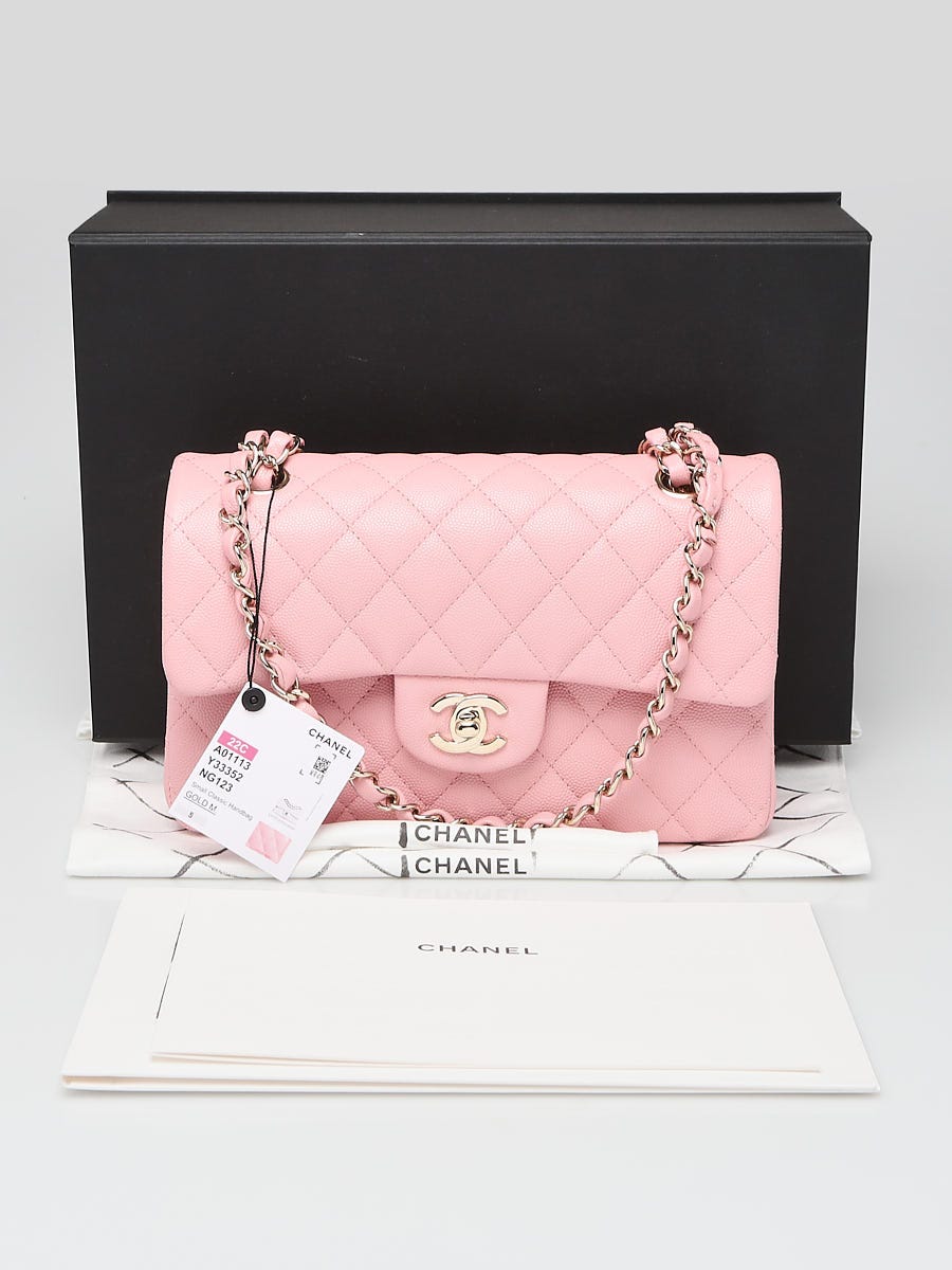 chanel pink tote purse