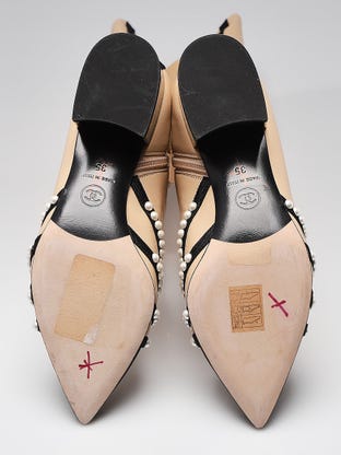 Louis Vuitton Black Suede Crystal Bow Platform Peep Toe Pumps Size 10.5/41  - Yoogi's Closet