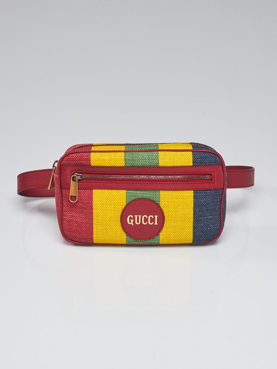 Gucci Black x Grey Monogram GG Denim Belt Bag Fanny Pack Waist Pouch 2G830a  For Sale at 1stDibs | gucci denim belt bag, gucci black denim bag, bumbag  gucci