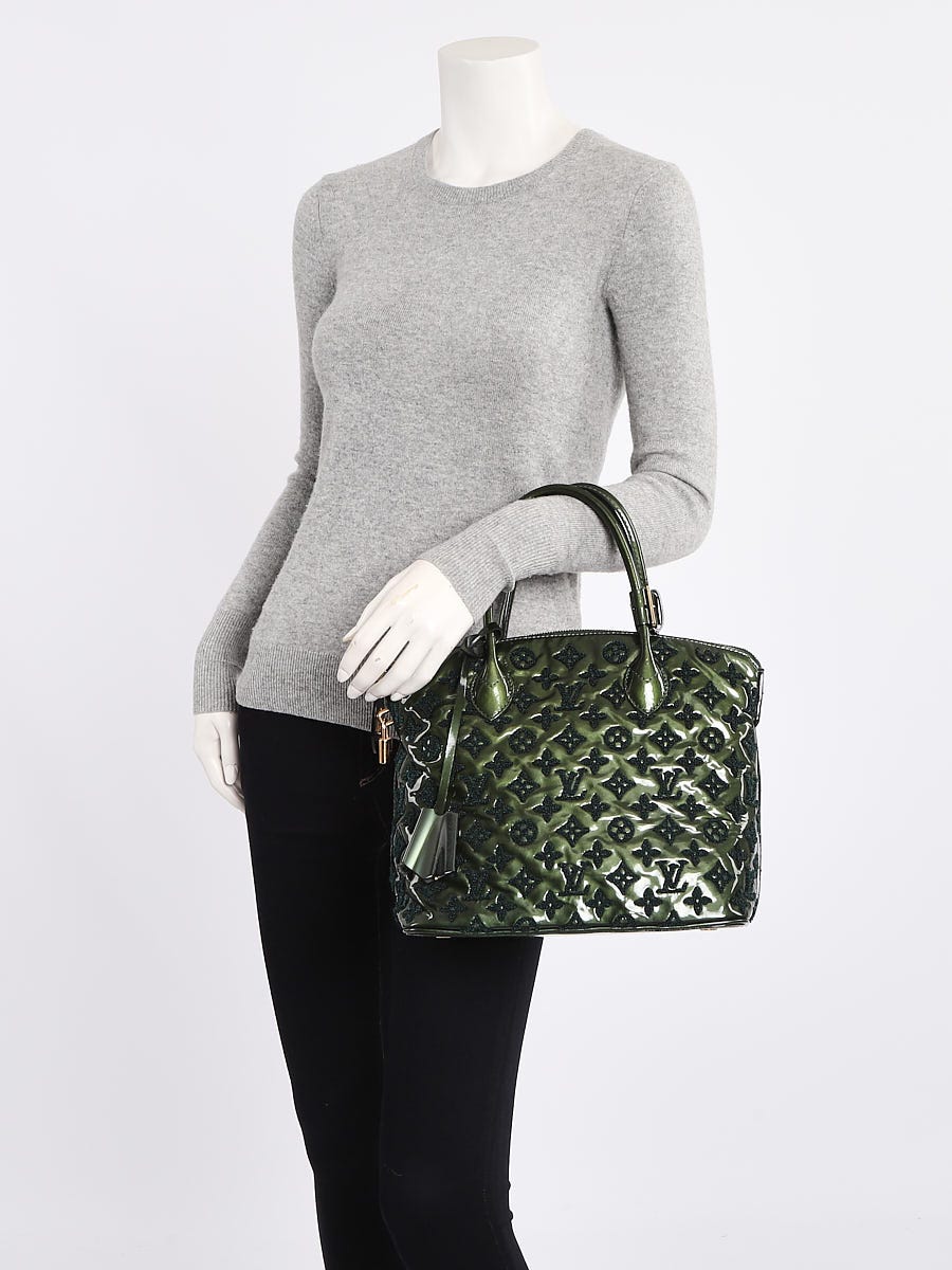 Louis Vuitton Limited Edition Green Monogram Fascination Lockit Bag -  Yoogi's Closet