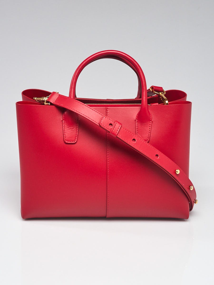 Mansur Gavriel Flamma Smooth Leather Folded Mini Tote Bag