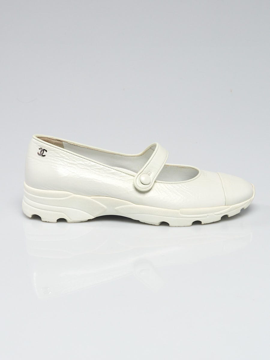 chanel white dress shoes