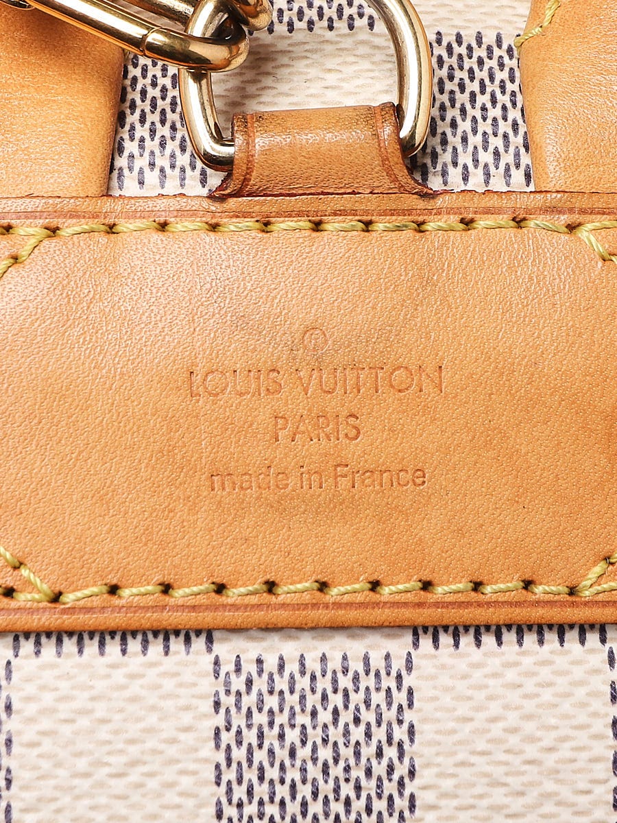 Louis Vuitton Damier Azur Canvas Sperone Backpack Bag - Yoogi's Closet