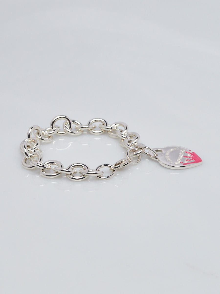 Tiffany & Co. Sterling Silver Color Splash Heart Tag