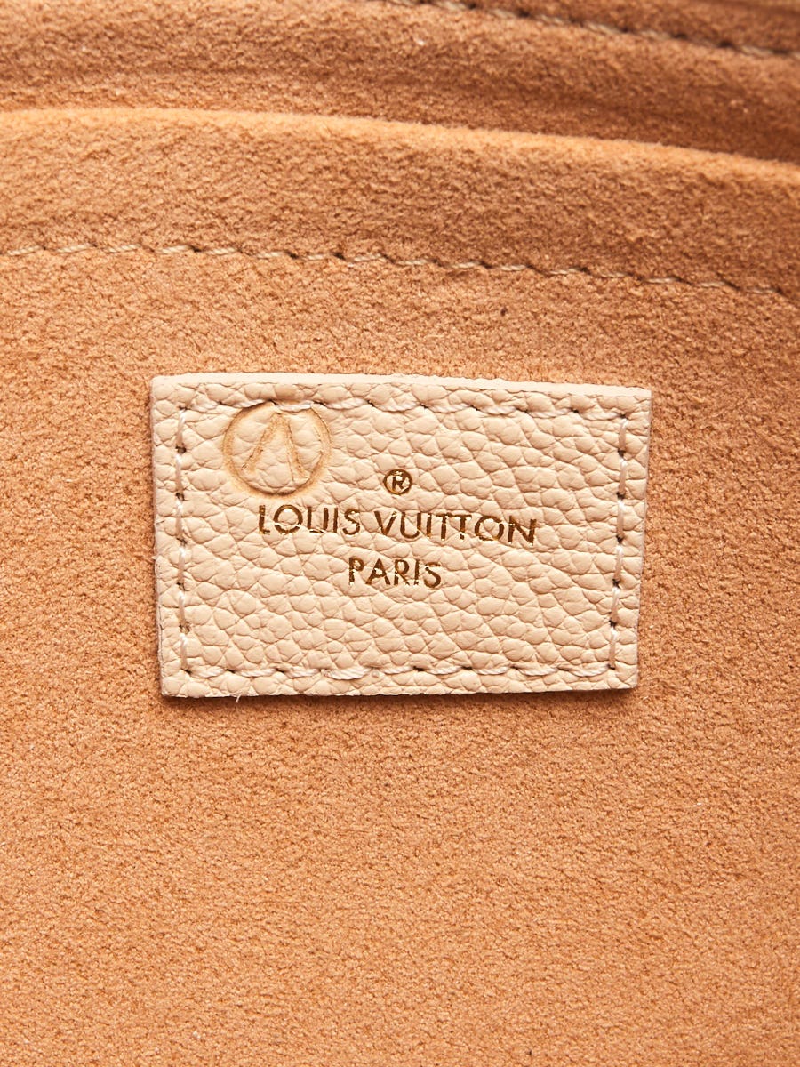 Louis+Vuitton+F%C3%A9licie+Pochette+Pouch+Cream+Leather for sale