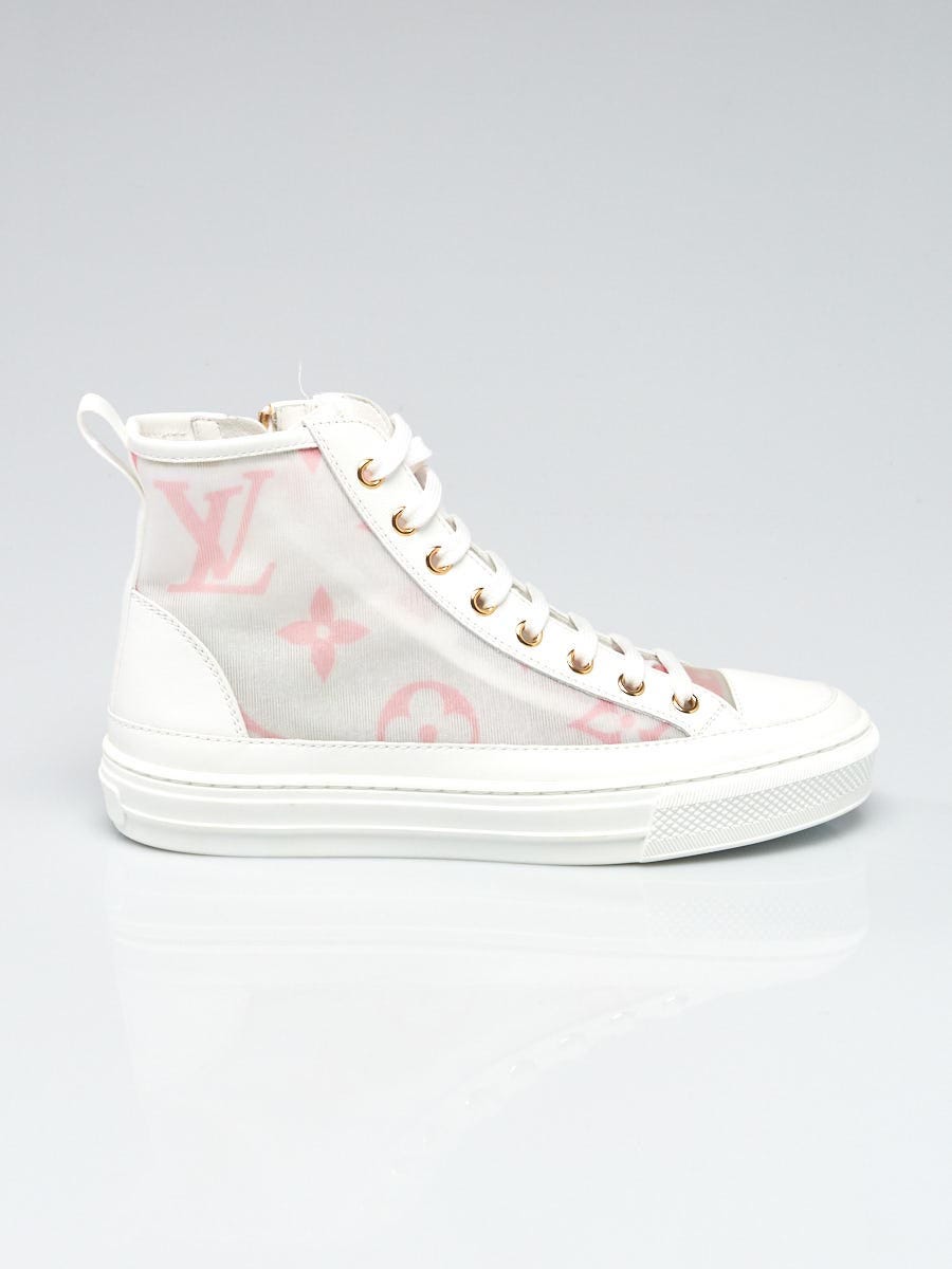 louis vuitton pink converse