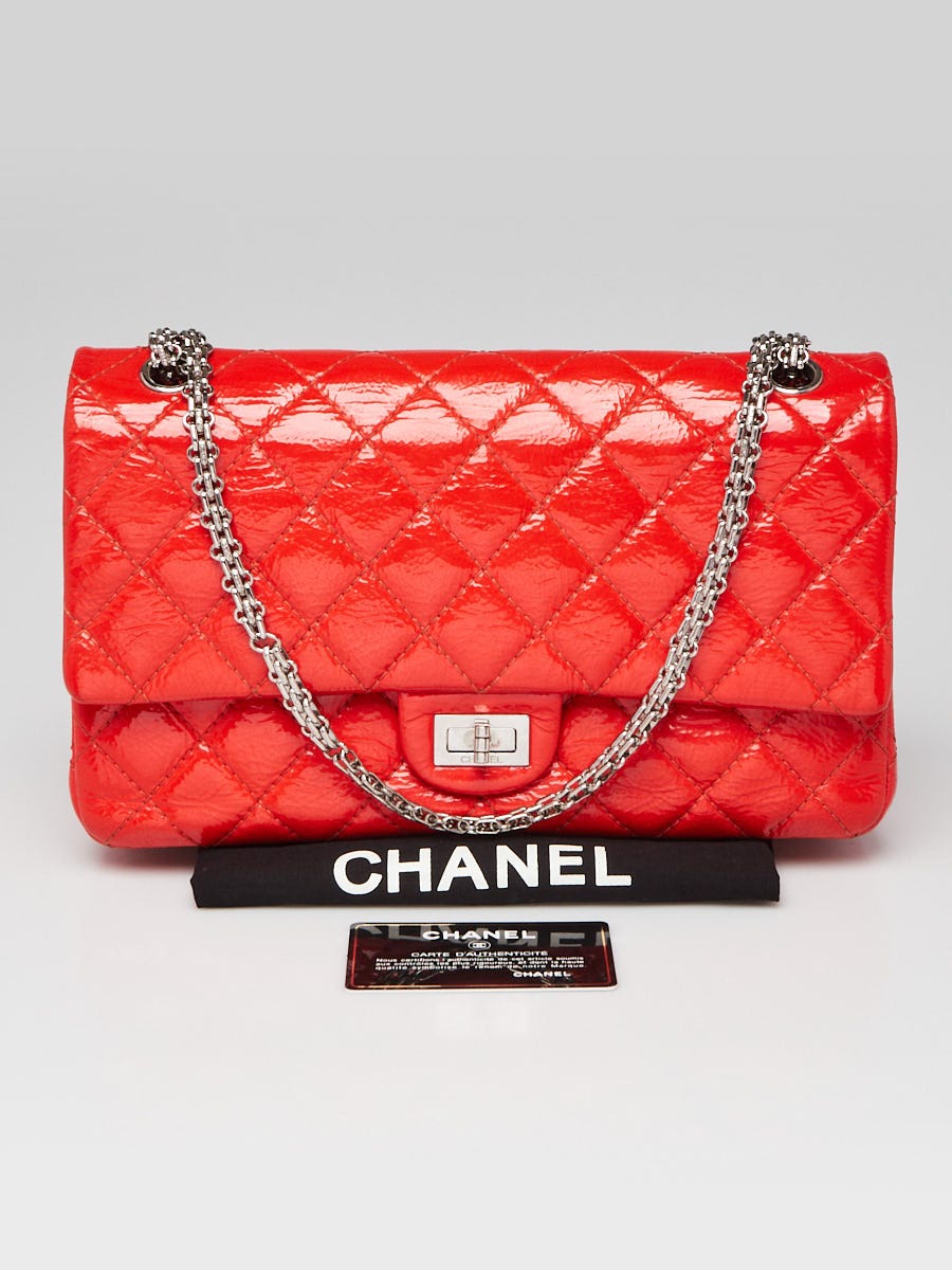 Chanel - Authenticated 2.55 Handbag - Leather Red Plain for Women, Good Condition