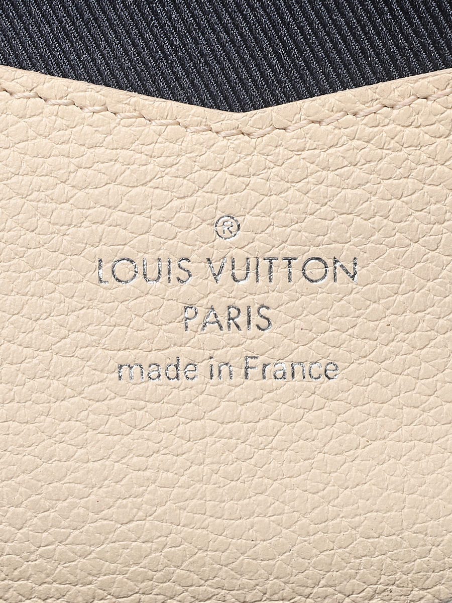 Louis Vuitton Blue/Beige Leather MyLockMe Long Flap Wallet