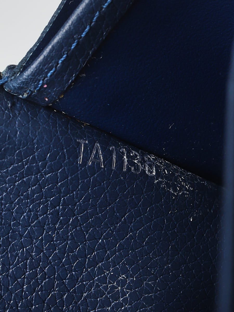 Louis Vuitton Black Pebbled Leather Mylockme Bag - Yoogi's Closet