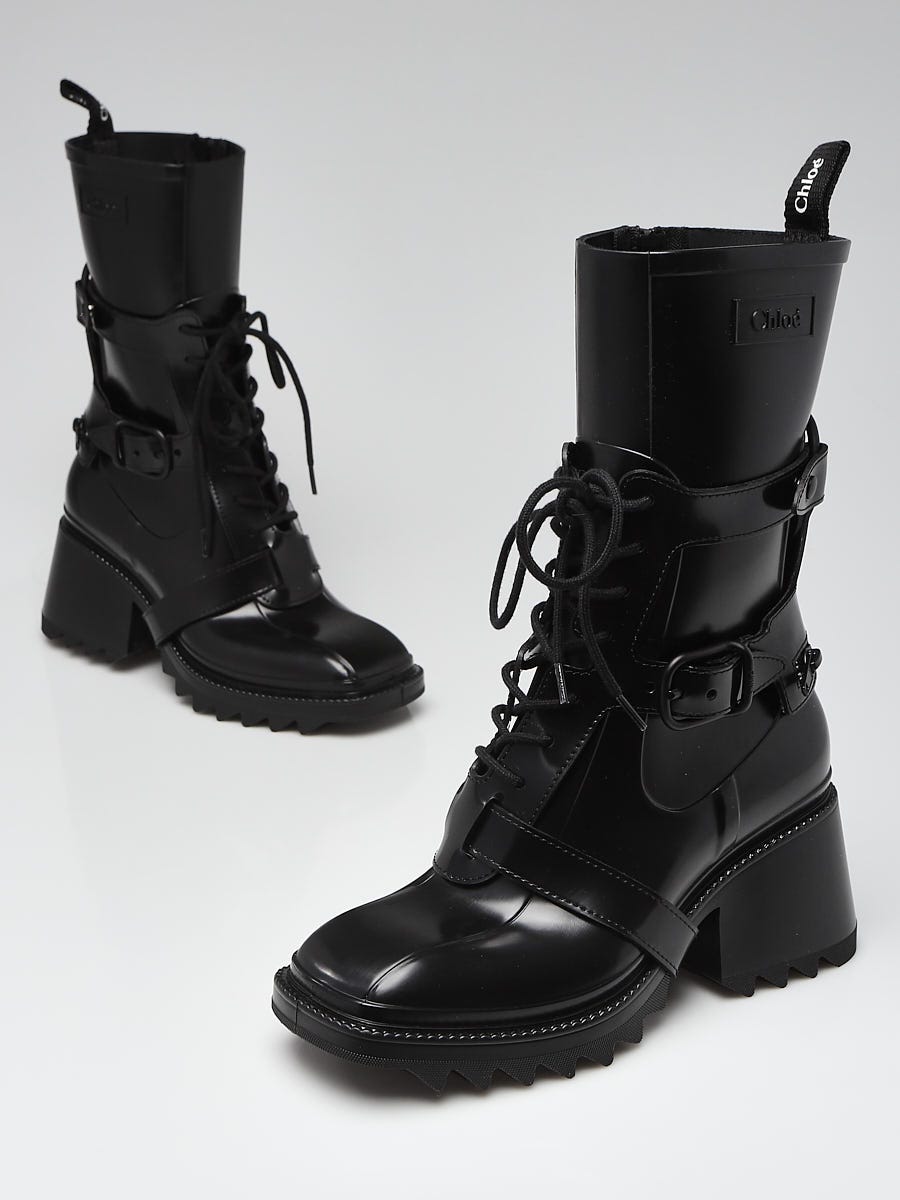 Chloe boots lace clearance up