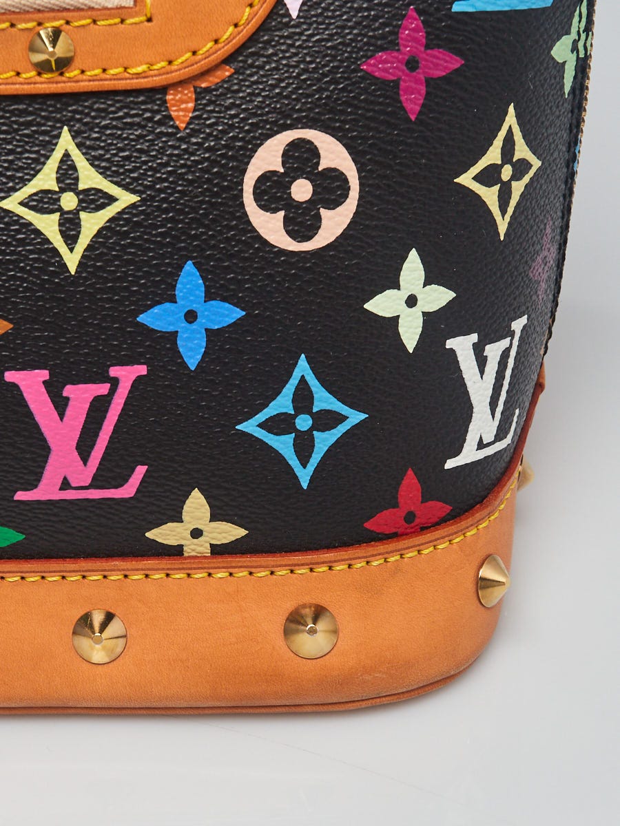 LOUIS VUITTON Alma PM Handbag leather Monogram & COA Beautiful Honey Patina  !!