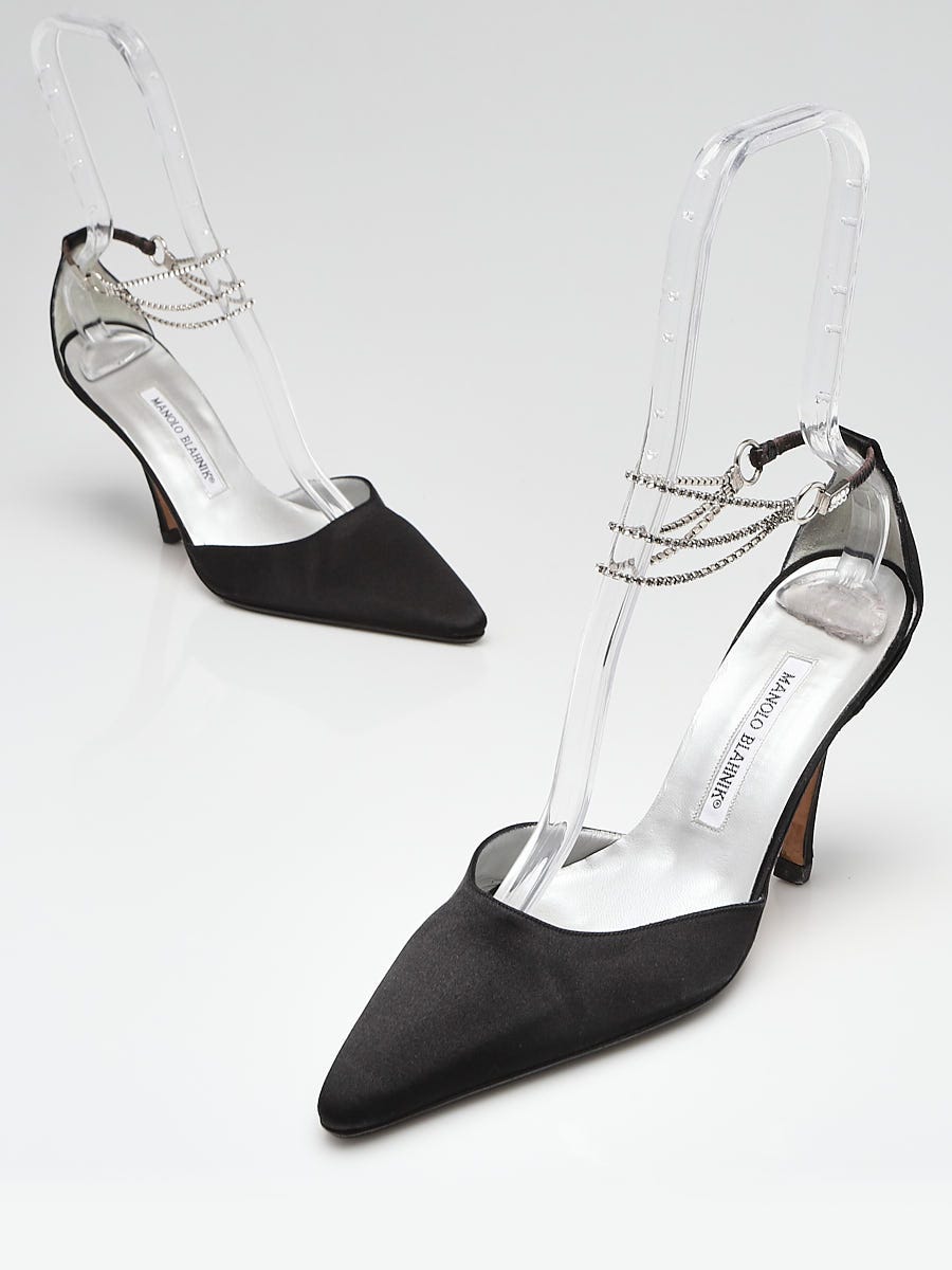 Manolo blahnik cheap black pumps sale