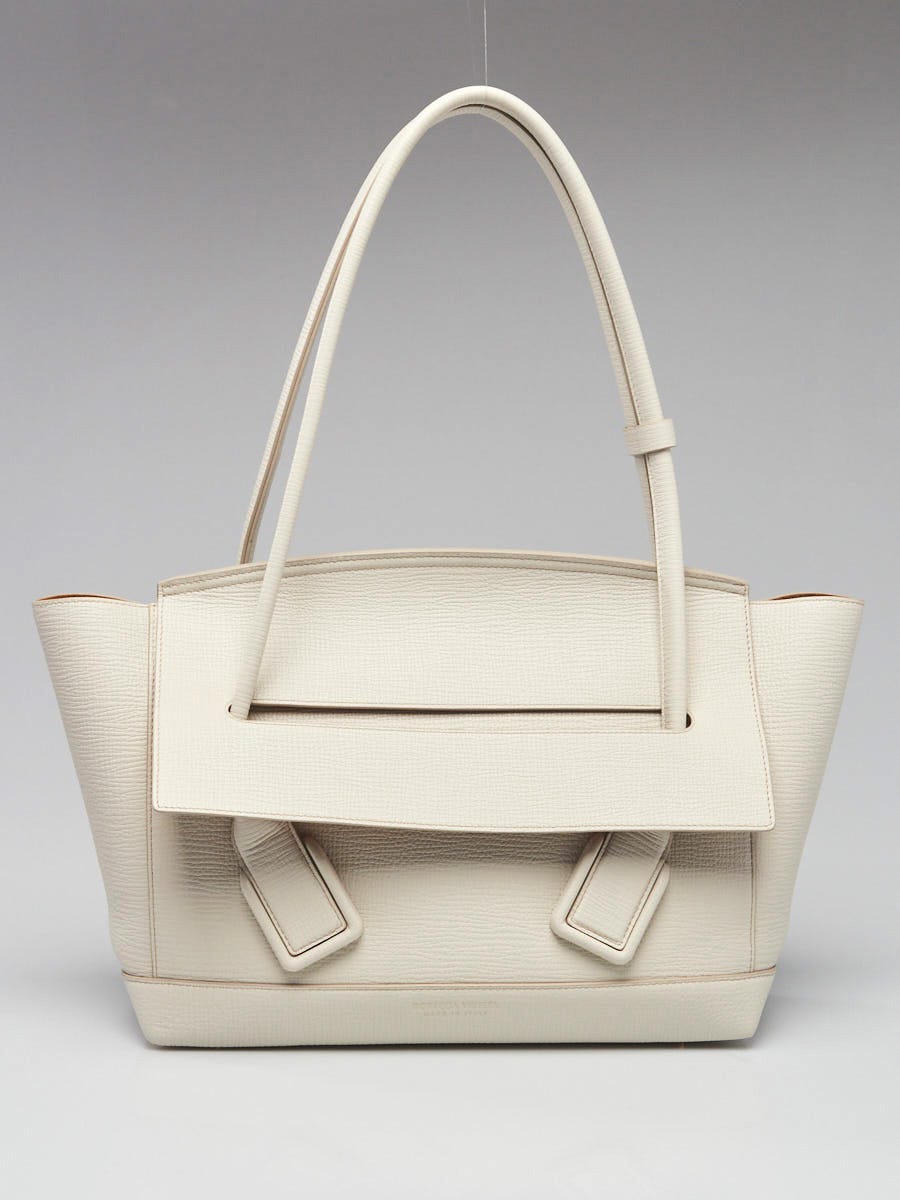 Bottega Veneta Small Arco Tote Bag in Agate Grey & Gold | FWRD