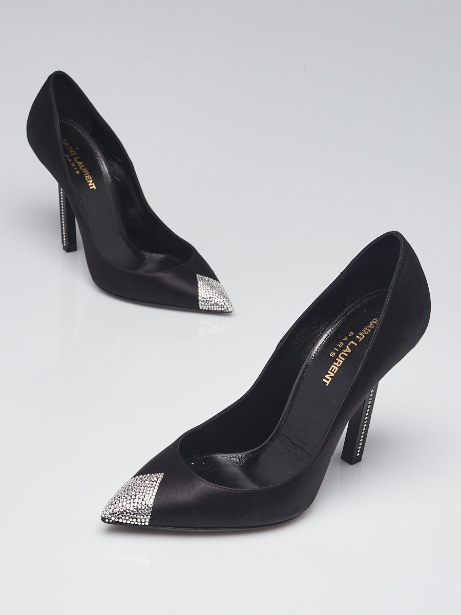 Yves saint discount laurent crystal pumps