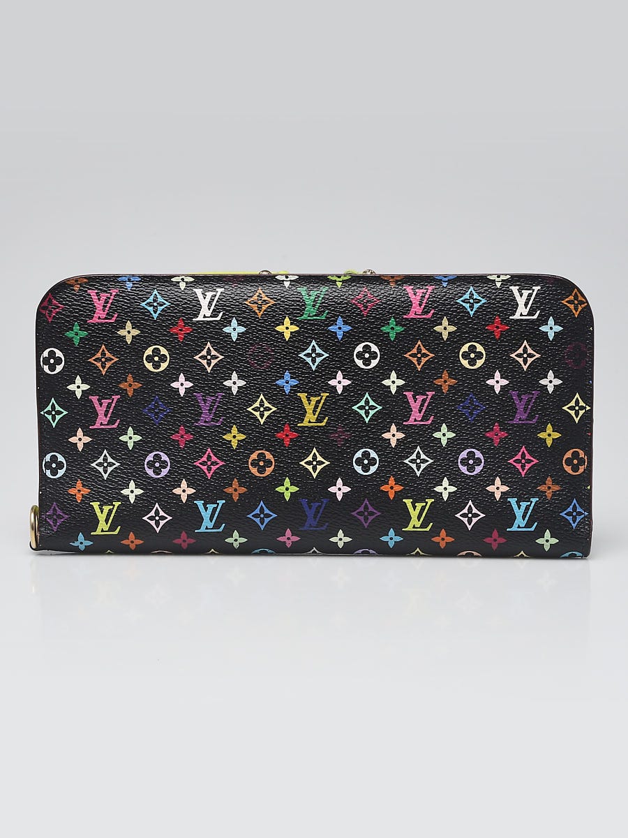 Louis Vuitton Black Monogram Multicolore Canvas Insolite Pistache
