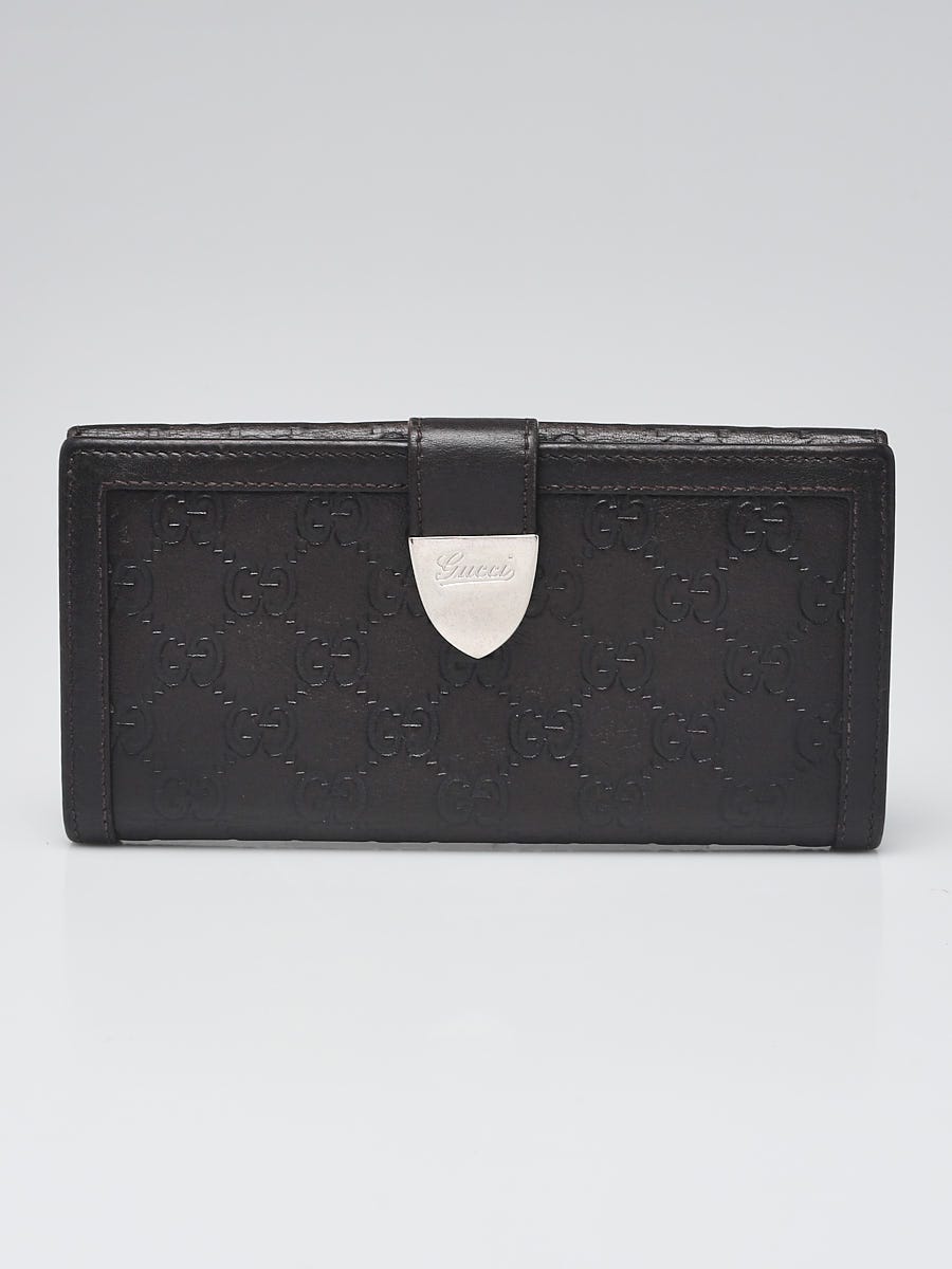 Gucci Guccissima Leather Long Wallet