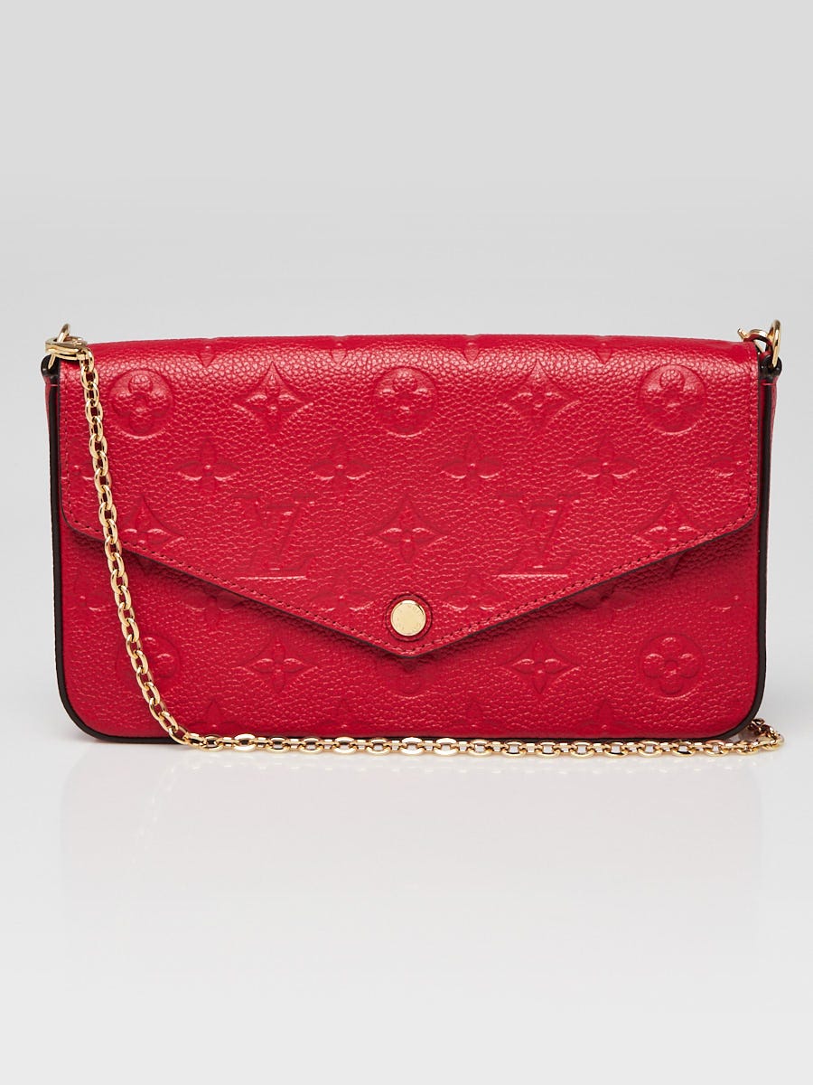 Louis Vuitton Scarlett Monogram Empreinte Leather Pochette Felice Bag -  Yoogi's Closet